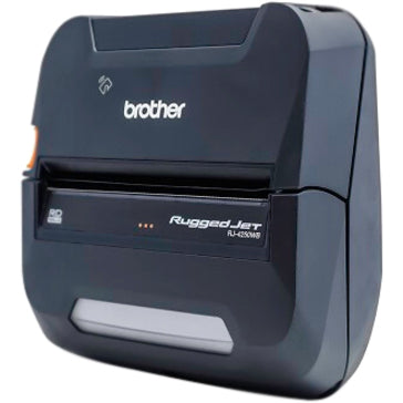 Brother RuggedJet RJ4250WBL Mobile Direct Thermal Printer - Monochrome - Portable - Label/Receipt Print - USB - Bluetooth - Wireless LAN - Near Field Communication (NFC) - Battery Included RJ4250WBL
