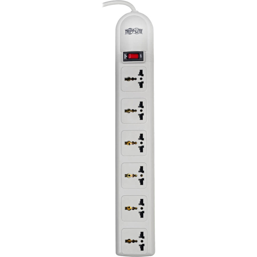 Tripp Lite by Eaton Protect It! 230V 6-Universal Outlet Surge Protector, 1.8M Cord, German/French Plug, 750 Joules SUPER6OMNID