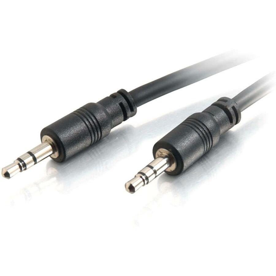 C2G 35ft CMG-Rated 3.5mm Stereo Audio Cable With Low Profile Connectors 40108