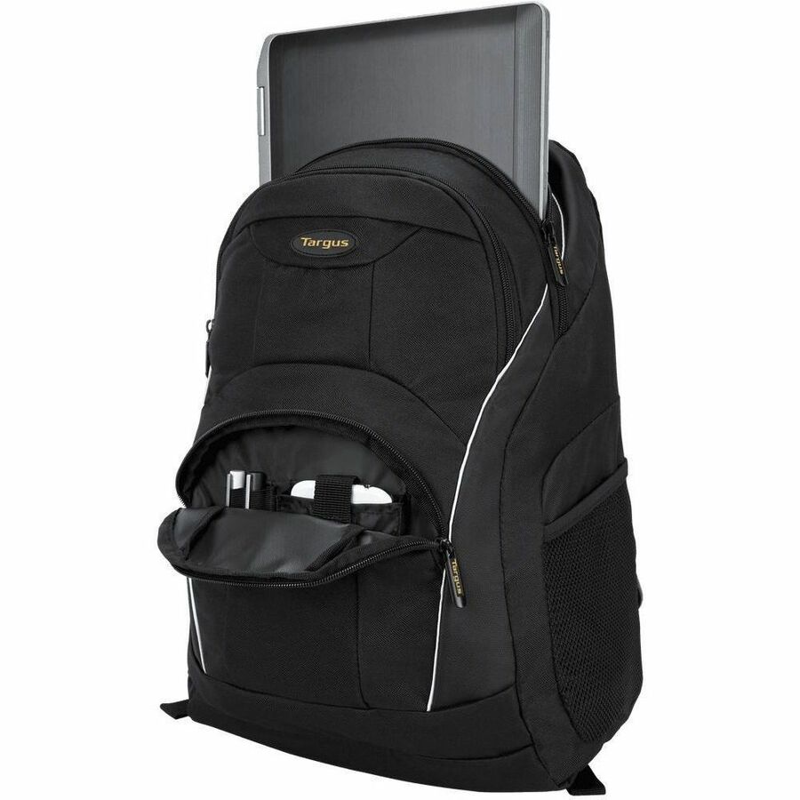Targus Motor TSB194US Carrying Case (Backpack) for 16" Notebook - Black, Yellow TSB194US