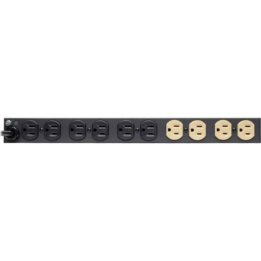 Tripp Lite by Eaton 12 outlet, 15ft cord, 1280 Joules, All-Metal Rackmount Isobar Surge Suppressor IBAR12