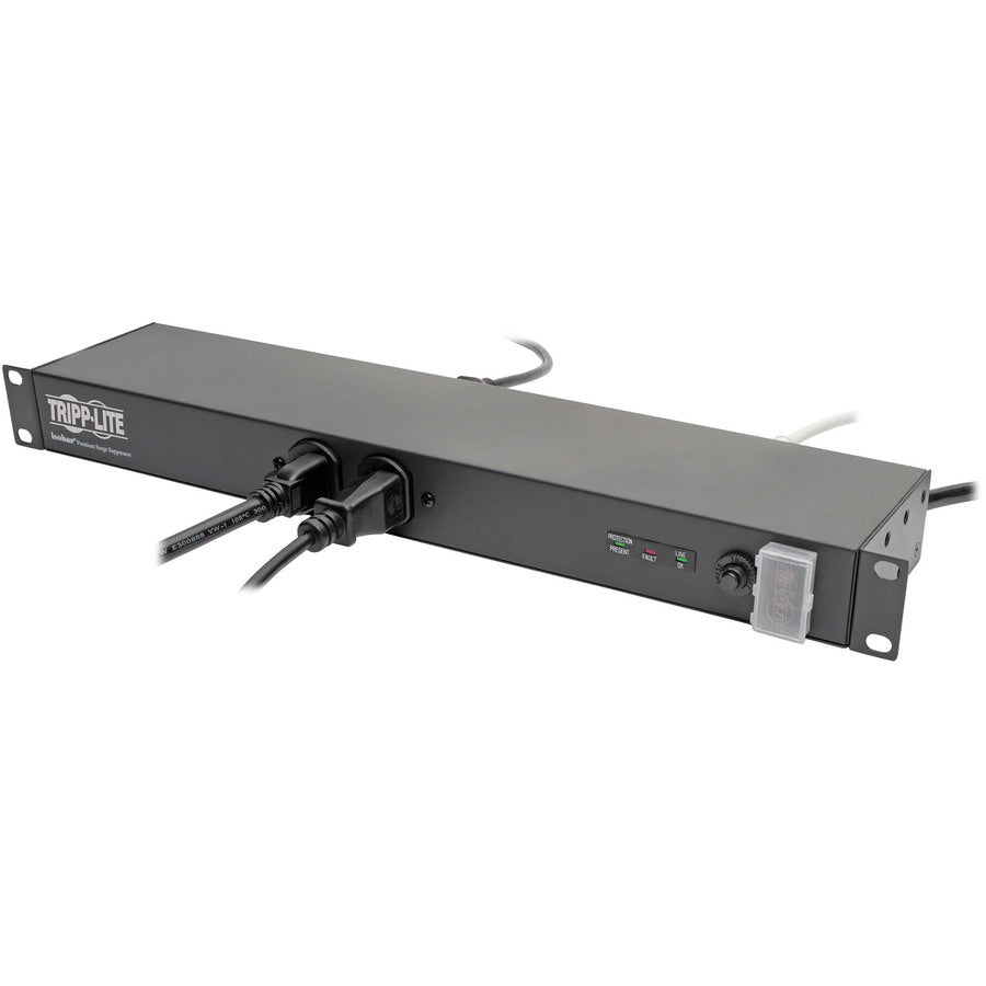 Tripp Lite by Eaton 12 outlet, 15ft cord, 1280 Joules, All-Metal Rackmount Isobar Surge Suppressor IBAR12