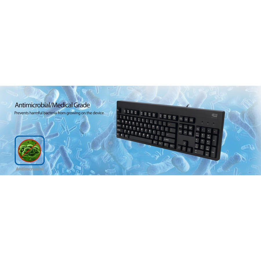 Adesso EasyTouch 630UB - Antimicrobial Waterproof Keyboard AKB-630UB