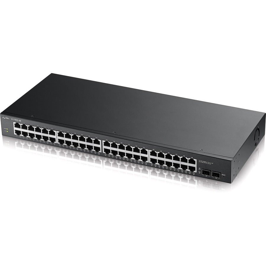 ZyXEL GS1900-48 L2 Web Managed 48-Port GbE Rackmount Switch with 2 SFP, Total 50-Ports GS1900-48