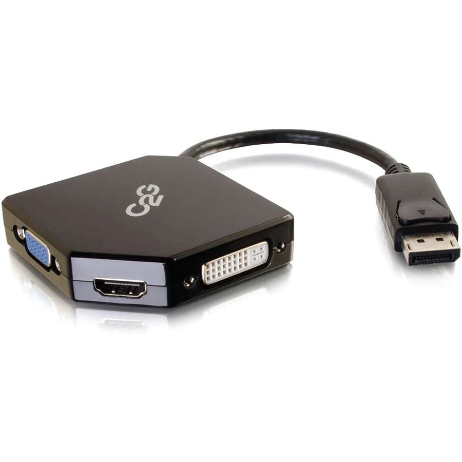 C2G DisplayPort to HDMI, VGA, DVI Adapter Converter - M/F 54340