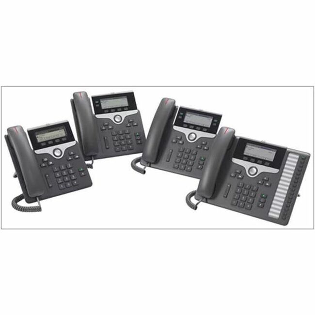 Cisco 7811 IP Phone - Refurbished - Corded - Corded - Wall Mountable - Charcoal CP-7811-K9-RF