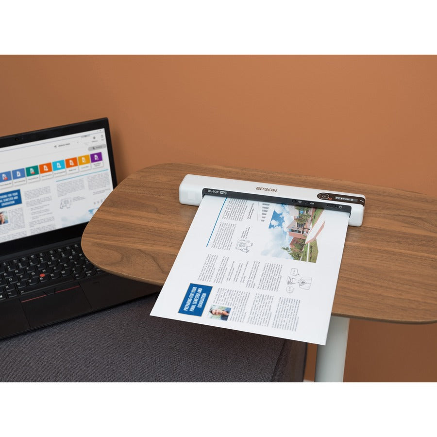 Epson DS-80W Sheetfed Scanner - 600 dpi Optical B11B253202