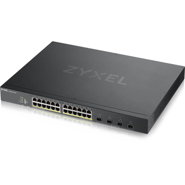 ZYXEL 24-port GbE Smart Managed PoE Switch with 4 SFP+ Uplink XGS1930-28HP