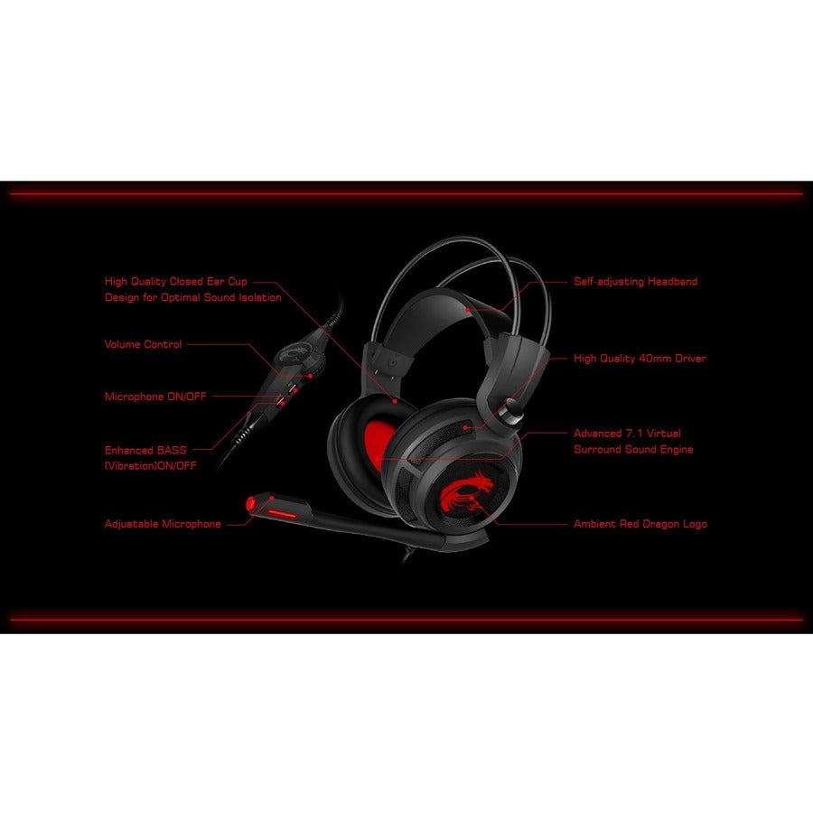 MSI DS502 Gaming Headset DS502