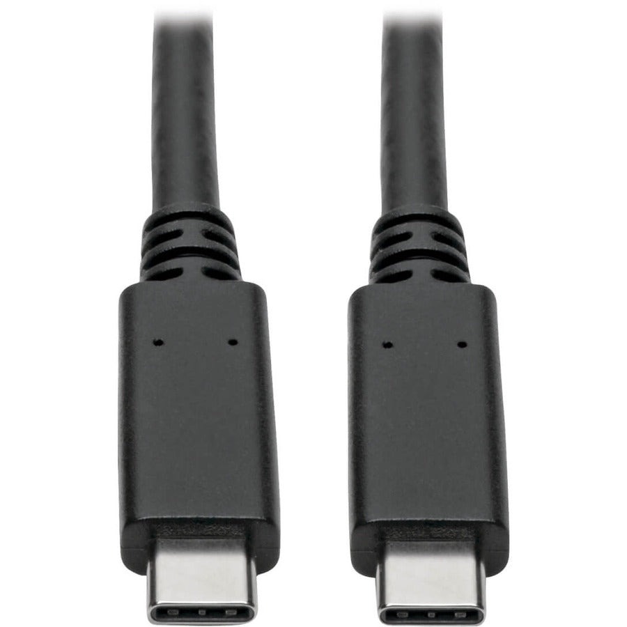 Eaton Tripp Lite Series USB-C Cable (M/M) - USB 3.2, Gen 2 (10 Gbps), 5A (100W) Rating, USB-IF Certified, Thunderbolt 3 Compatible, 3 ft. (0.91 m) U420-C03-G2-5A