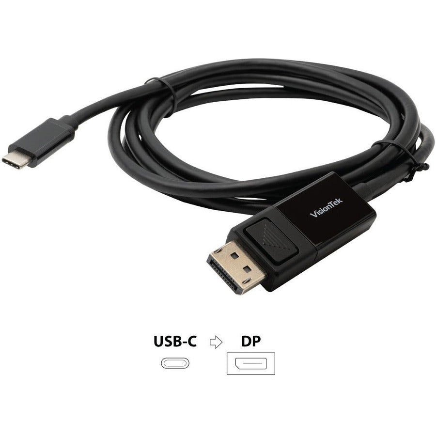 VisionTek USB-C to DisplayPort 1.4 2M Cable M/M 901289