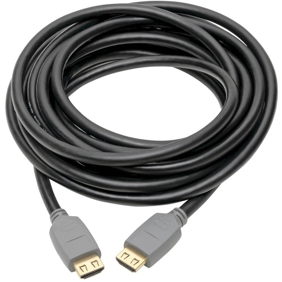 Eaton Tripp Lite Series 4K HDMI Cable (M/M) - 4K 60 Hz, HDR, 4:4:4, Gripping Connectors, Black, 15 ft. P568-015-2A