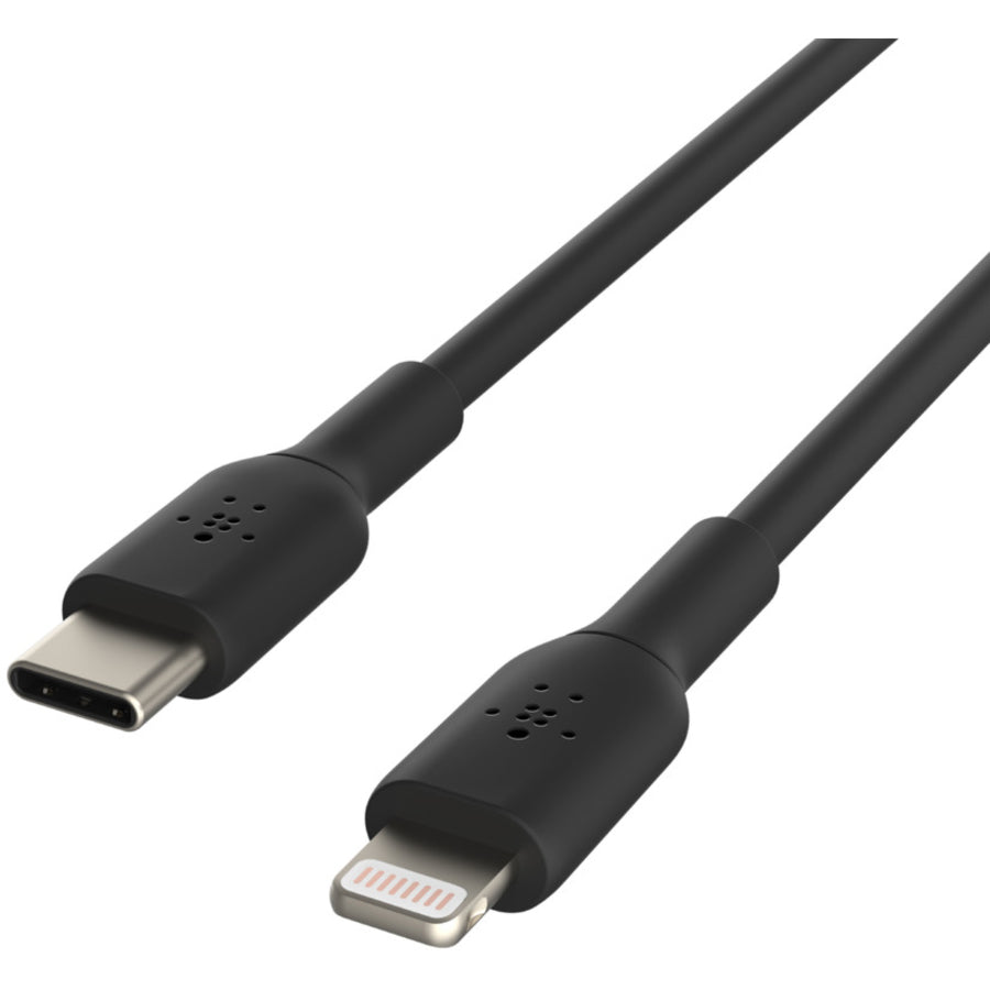 Belkin BoostCharge USB-C to Lightning Cable (1 meter / 3.3 foot, Black) CAA003BT1MBK