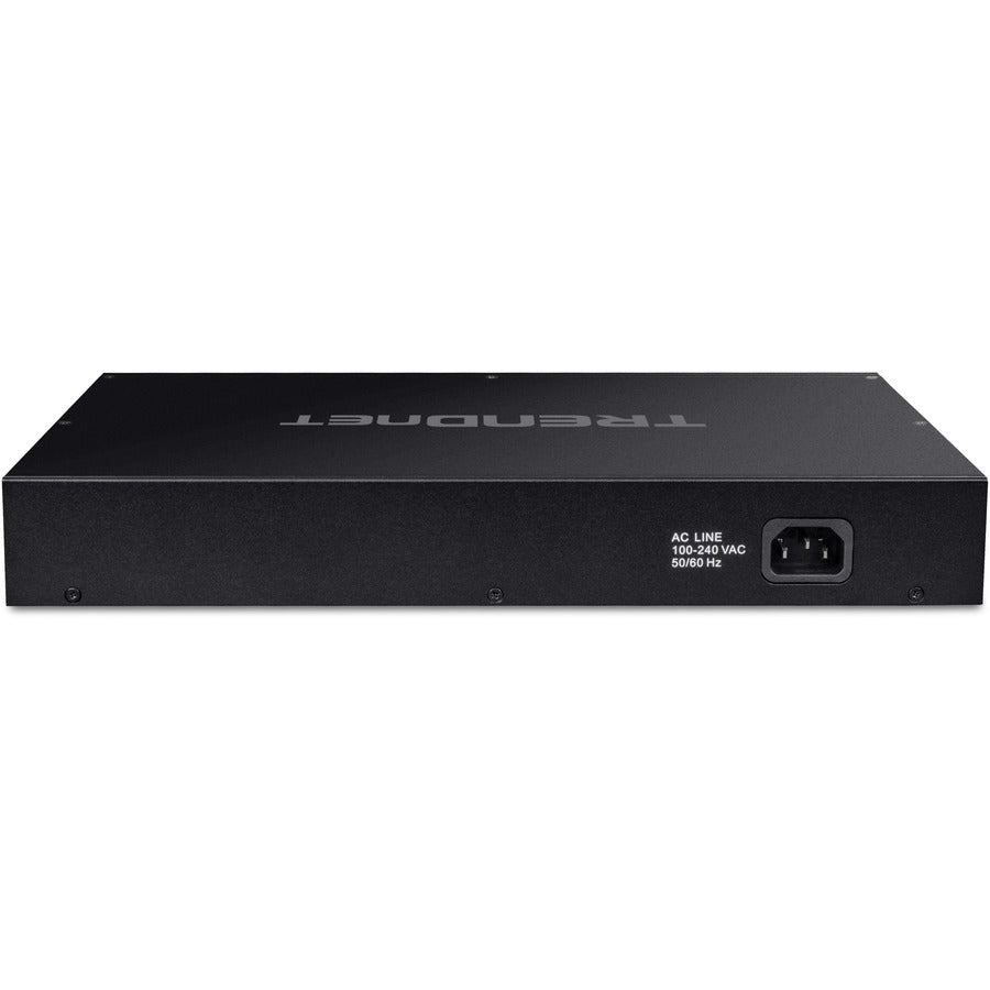 TRENDnet TPE-BG102g- 10-Port Gigabit 240W PoE++ Switch with 4 x 95W PoE++ Ports- 4 x 30W PoE+ Ports- 2 Gigabit SFP Slots, 240W PoE Budget- 1U 19" Rack Mountable TPE-BG102G