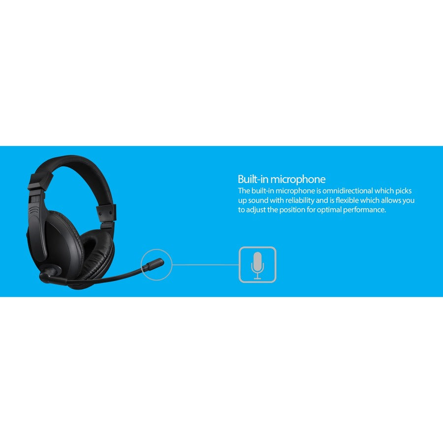 Adesso Xtream H5U - USB Stereo Headset with Microphone - Noise Cancelling - Wired- Lightweight XTREAM H5U