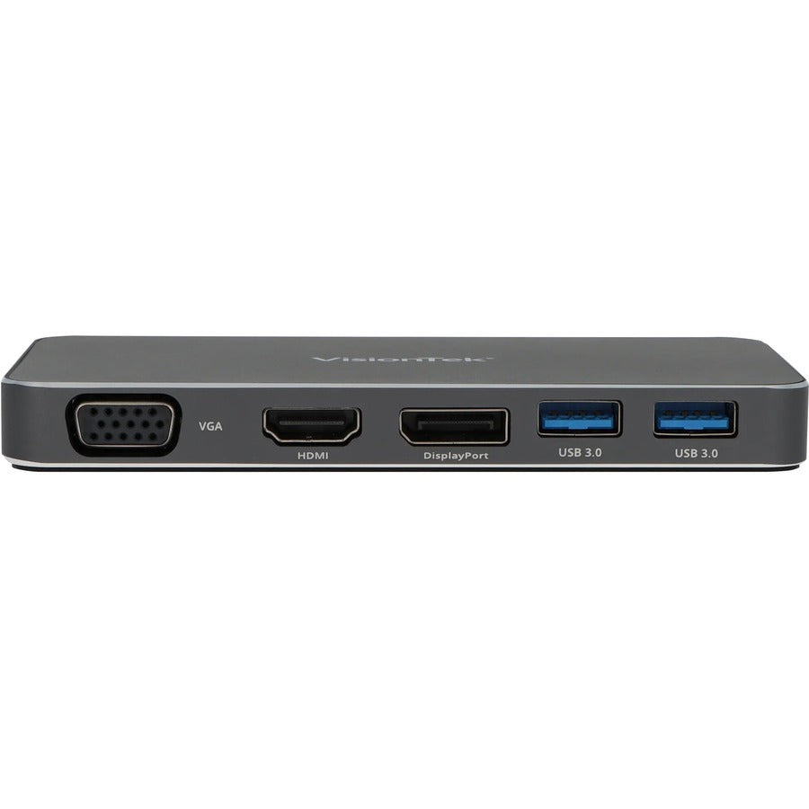 VisionTek VT210 Dual Display USB-C Docking Station with Power Passthrough 901525