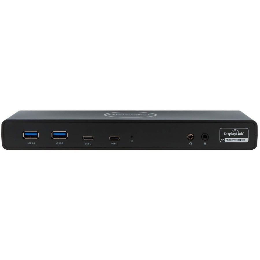 VisionTek VT4510 USB 3.0 & USB-C Dual Display 4K 100W Power Delivery Docking Station 901484