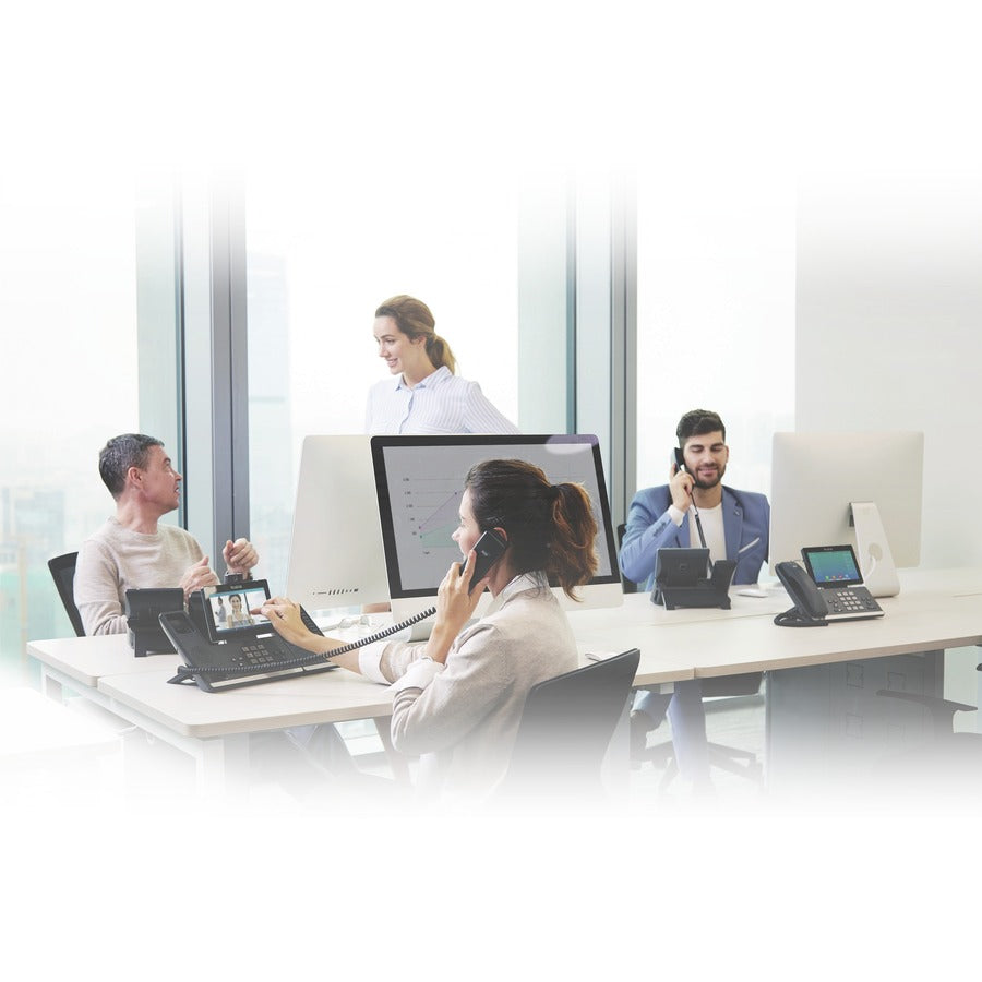 Yealink SIP-T54W IP Phone - Corded/Cordless - Corded/Cordless - Bluetooth, Wi-Fi - Wall Mountable, Desktop - Classic Gray 1301081