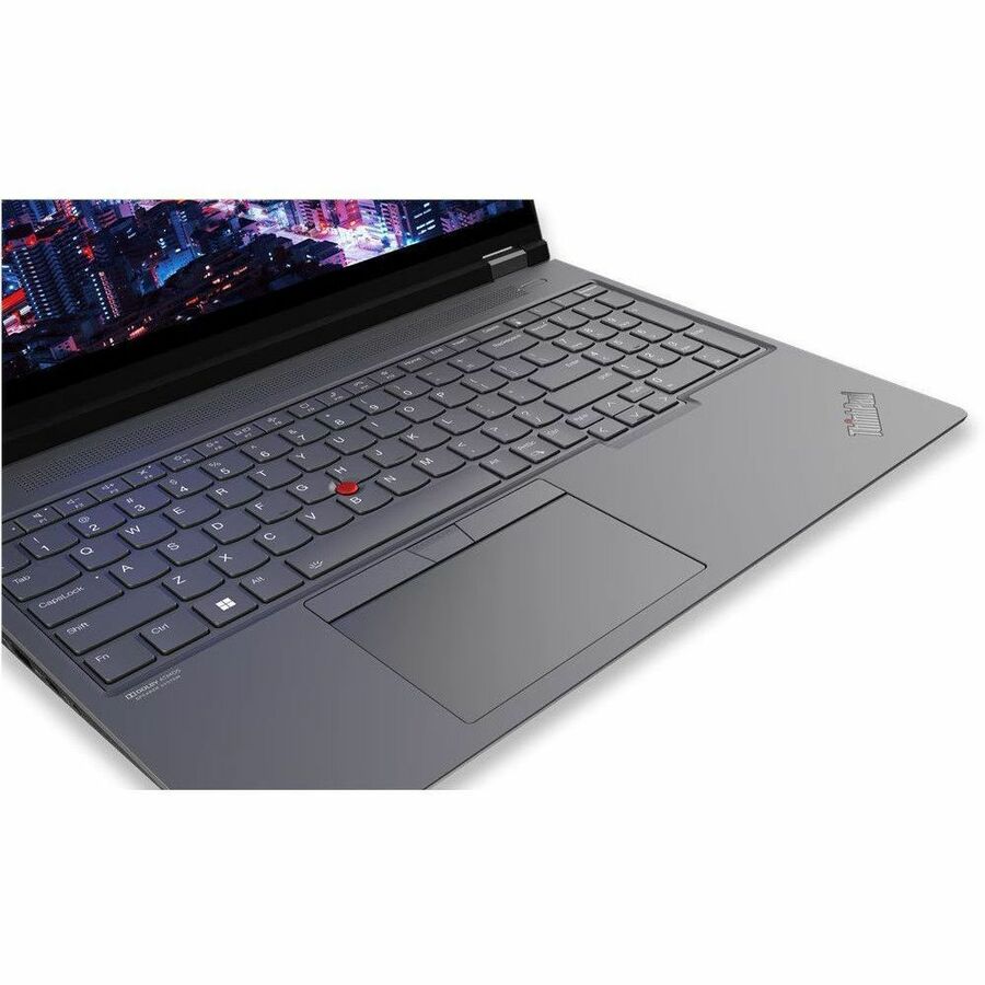 Lenovo ThinkPad P16 Gen 2 21FA002XUS 16" Mobile Workstation - WQXGA - Intel Core i7 13th Gen i7-13700HX - 32 GB - 1 TB SSD - English Keyboard - Villi Black, Storm Gray 21FA002XUS