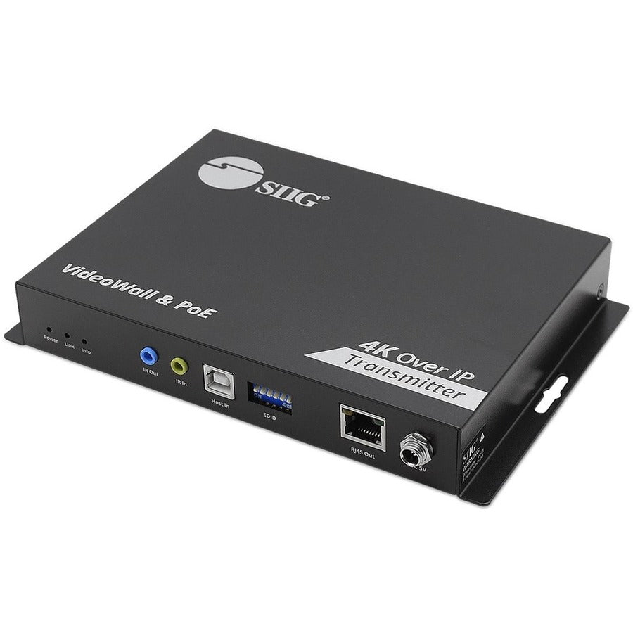 SIIG 4K 60Hz 18Gbps HDMI over IP Matrix - Encoder (TX) 394ft TAA Compliant CE-H27F11-S1