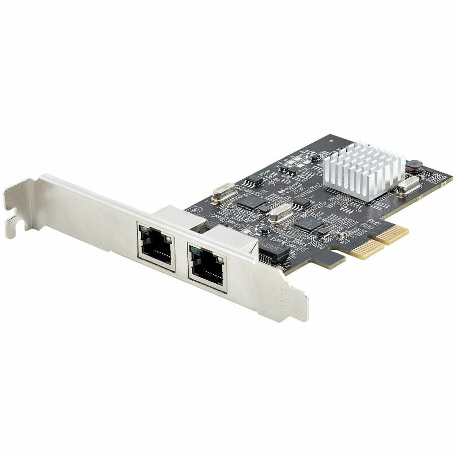 StarTech.com 2-Port 2.5G NBASE-T PCIe Network Card, Computer Network Card Interface, Intel® I225-V, Dual-Port Ethernet, Multi-Gigabit NIC PR22GI-NETWORK-CARD