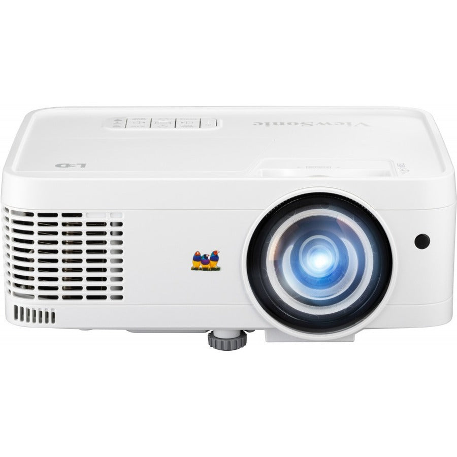 ViewSonic LS560WH 3000 Lumens WXGA Short Throw LED Projector with HV Keystone and LAN Control for Business and Education LS560WH