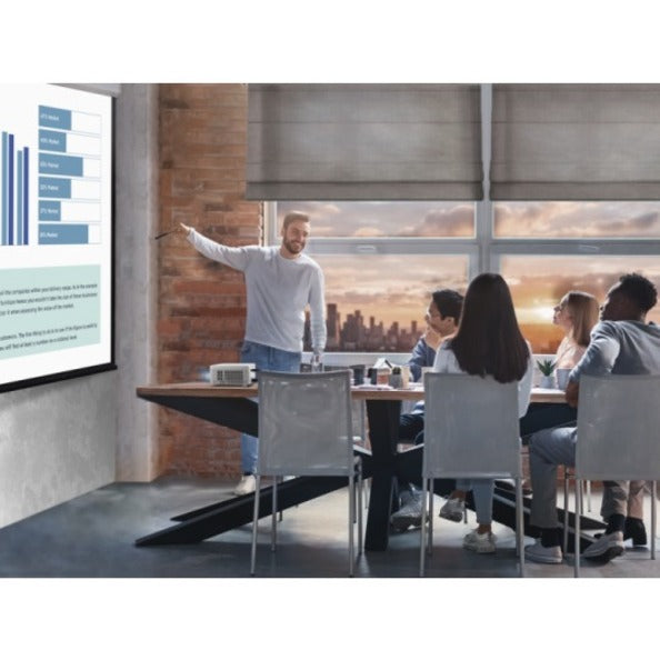 ViewSonic LS560WH 3000 Lumens WXGA Short Throw LED Projector with HV Keystone and LAN Control for Business and Education LS560WH