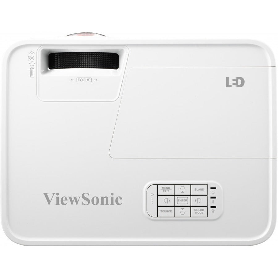 ViewSonic LS560WH 3000 Lumens WXGA Short Throw LED Projector with HV Keystone and LAN Control for Business and Education LS560WH