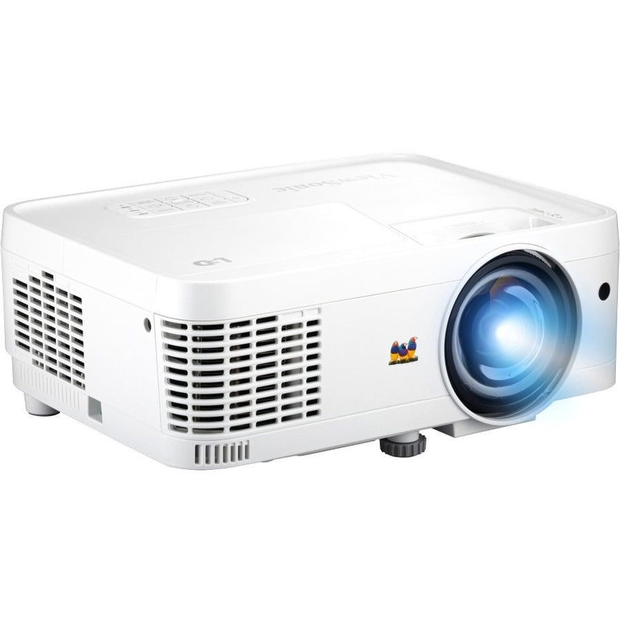 ViewSonic LS560WH 3000 Lumens WXGA Short Throw LED Projector with HV Keystone and LAN Control for Business and Education LS560WH
