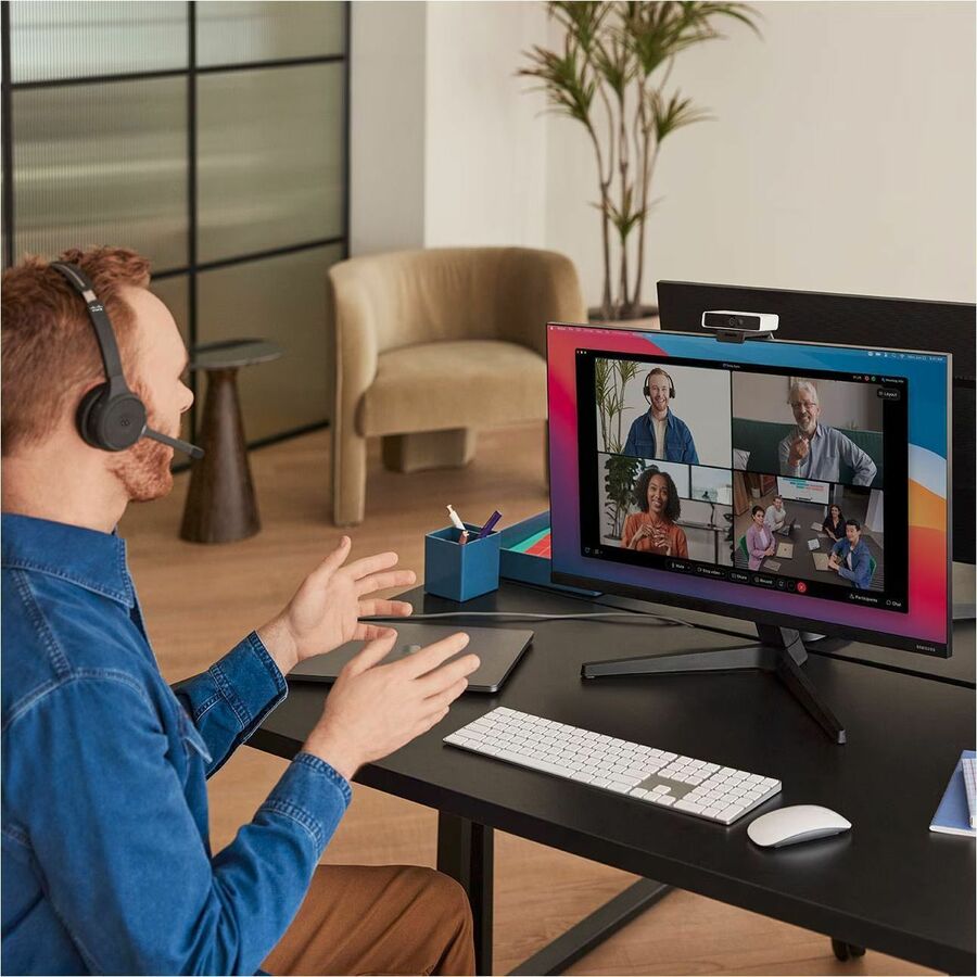 Cisco Single On-ear Headset+Charging Stand, USB-A Bundle Carbon Black HS-WL-721-BUNAS-C