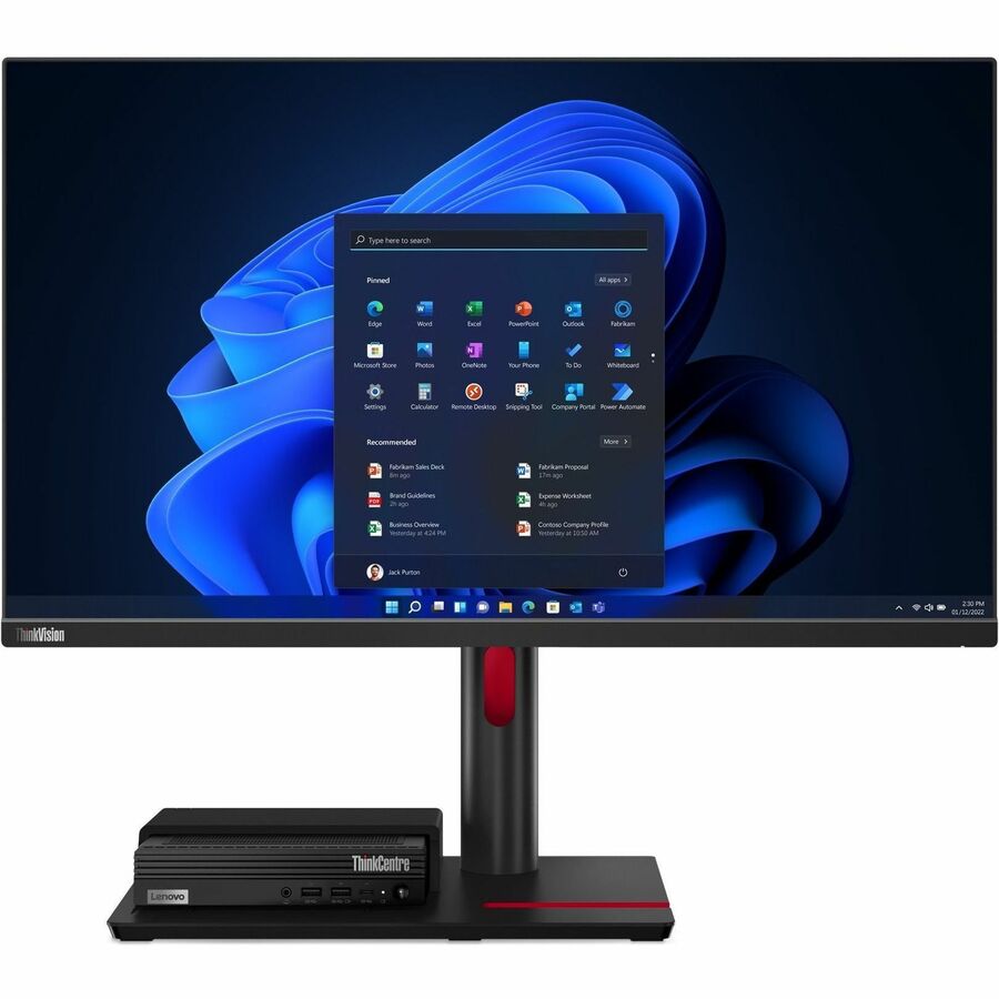 Lenovo ThinkCentre M90q Gen 3 11U50067US Desktop Computer - Intel Core i7 12th Gen i7-12700 - 16 GB - 512 GB SSD - Tiny - Black 11U50067US