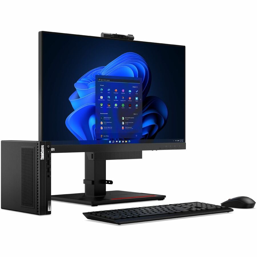 Lenovo ThinkCentre M90q Gen 3 11U50067US Desktop Computer - Intel Core i7 12th Gen i7-12700 - 16 GB - 512 GB SSD - Tiny - Black 11U50067US