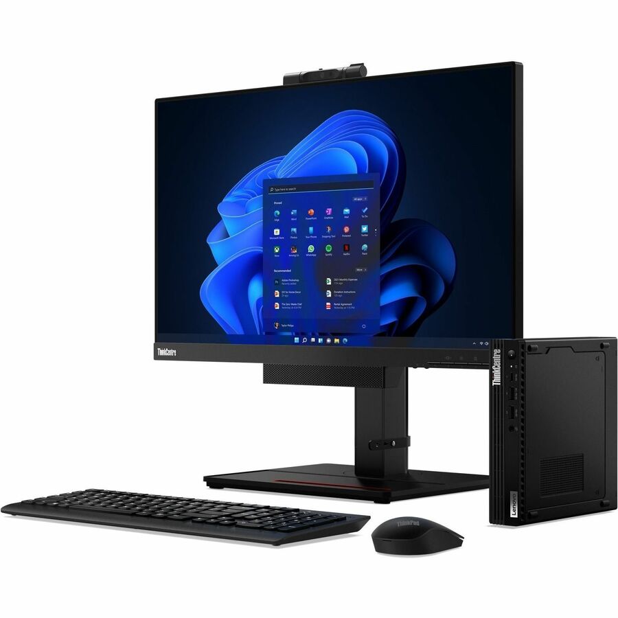 Lenovo ThinkCentre M90q Gen 3 11U50067US Desktop Computer - Intel Core i7 12th Gen i7-12700 - 16 GB - 512 GB SSD - Tiny - Black 11U50067US