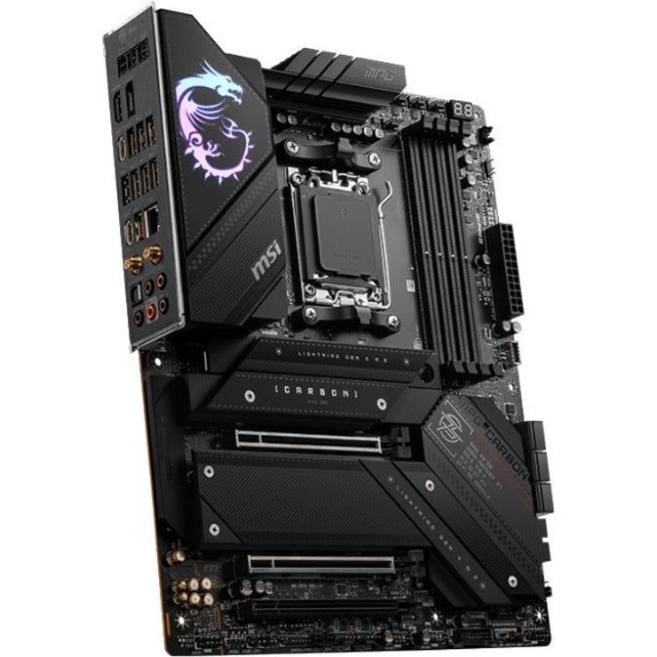 MSI MPG X670E CARBON WIFI Gaming Desktop Motherboard - AMD X670 Chipset - Socket AM5 - ATX X670ECARBWIFI
