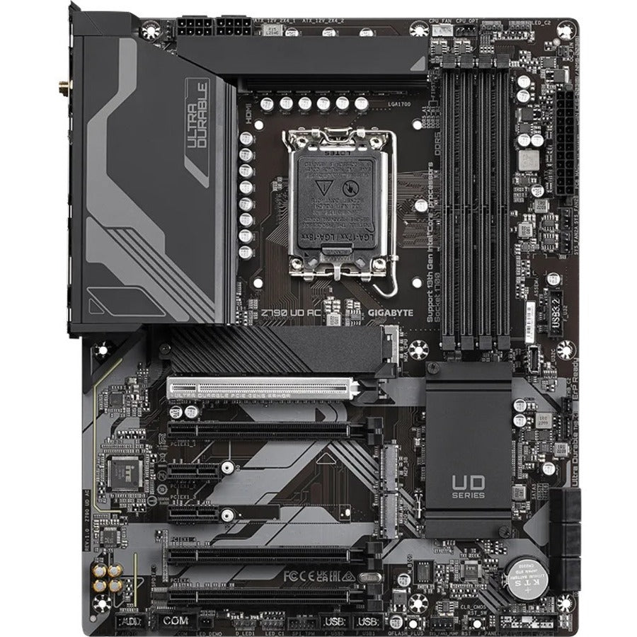 Gigabyte Z790 UD AC Gaming Desktop Motherboard - Intel Z790 Chipset - Socket LGA-1700 - ATX Z790 UD AC