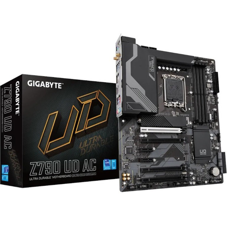 Gigabyte Z790 UD AC Gaming Desktop Motherboard - Intel Z790 Chipset - Socket LGA-1700 - ATX Z790 UD AC