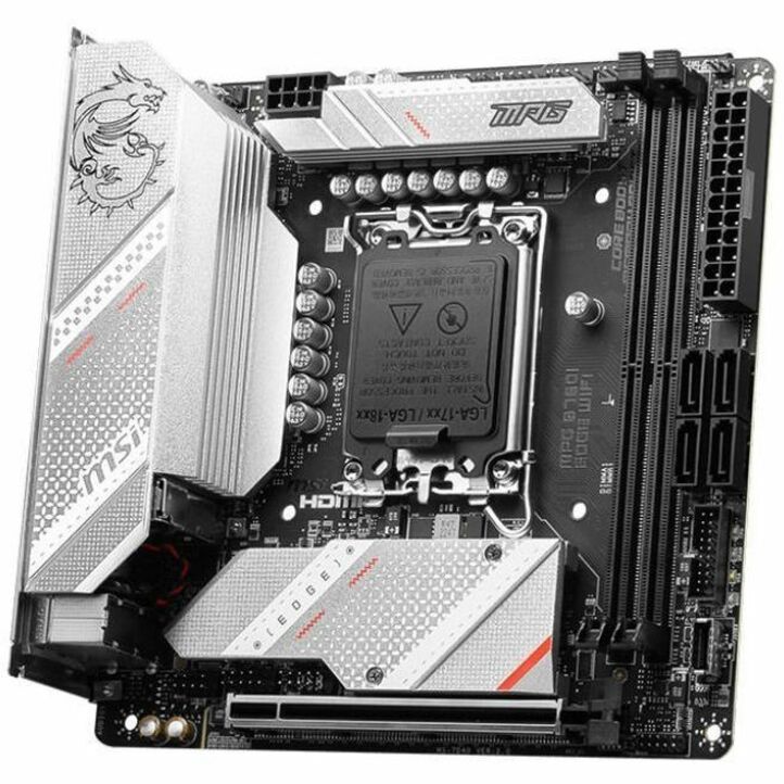 MSI MPG MPG B760I EDGE WIFI Gaming Desktop Motherboard - Intel B760 Chipset - Socket LGA-1700 - Mini ATX B760IEDGEWIFI