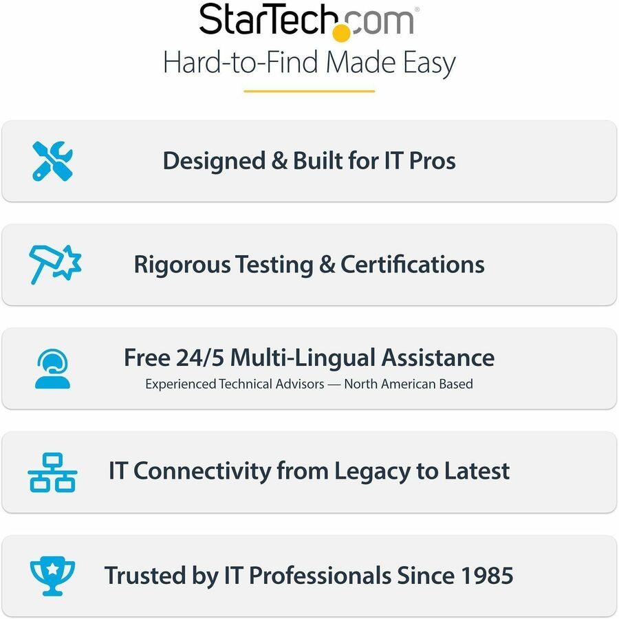 StarTech.com 20in (50cm) HDMI 2.1 Cable, Certified Ultra High Speed HDMI Cable 48Gbps, 8K 60Hz HDR10+, 8K HDMI Cord, TV/Monitor/Display HDMM21V50CM