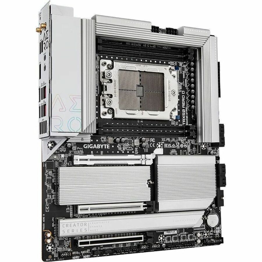 Gigabyte Ultra Durable TRX50 AERO D Desktop Motherboard - AMD TRX50 Chipset - Socket sTR5 - Extended ATX TRX50 AERO D