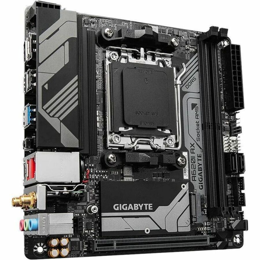 Gigabyte Ultra Durable A620I AX Gaming Desktop Motherboard - AMD A620 Chipset - Socket AM5 - Mini ITX A620I AX