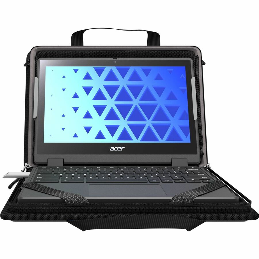 MAXCases Work-In Carrying Case for 11" to 14" Chromebook - Black MCEB5P14BLK