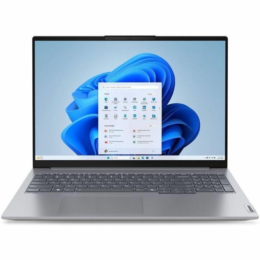 Lenovo ThinkBook 16 G7 IML 21MS008QUS 16" Notebook - WUXGA - Intel Core Ultra 5 125U - 16 GB - 512 GB SSD - English (US) Keyboard - Arctic Gray 21MS008QUS