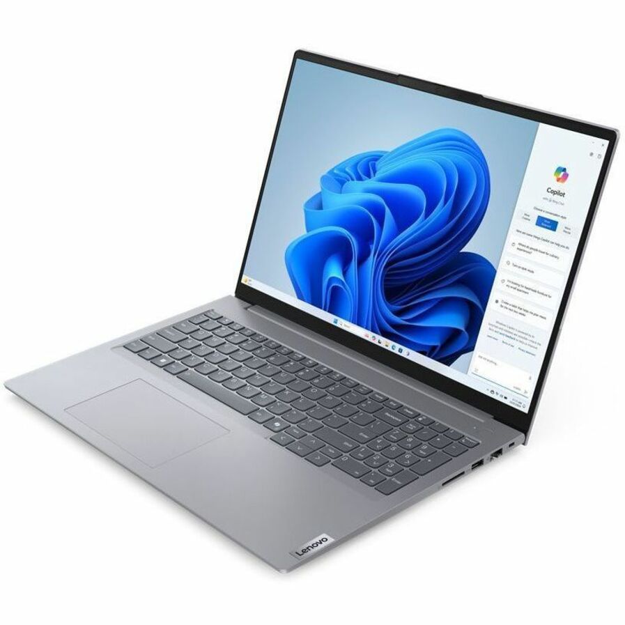 Lenovo ThinkBook 16 G7 IML 21MS008QUS 16" Notebook - WUXGA - Intel Core Ultra 5 125U - 16 GB - 512 GB SSD - English (US) Keyboard - Arctic Gray 21MS008QUS