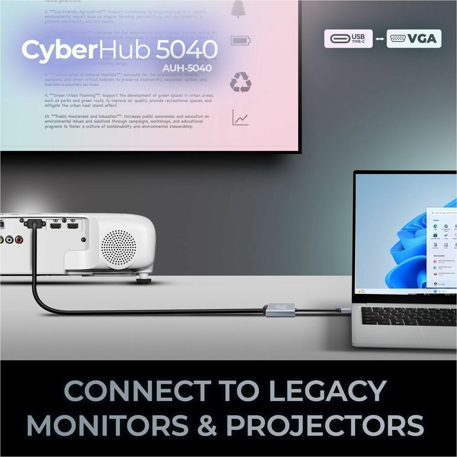 Adesso USB-C to VGA Adapter AUH-5040