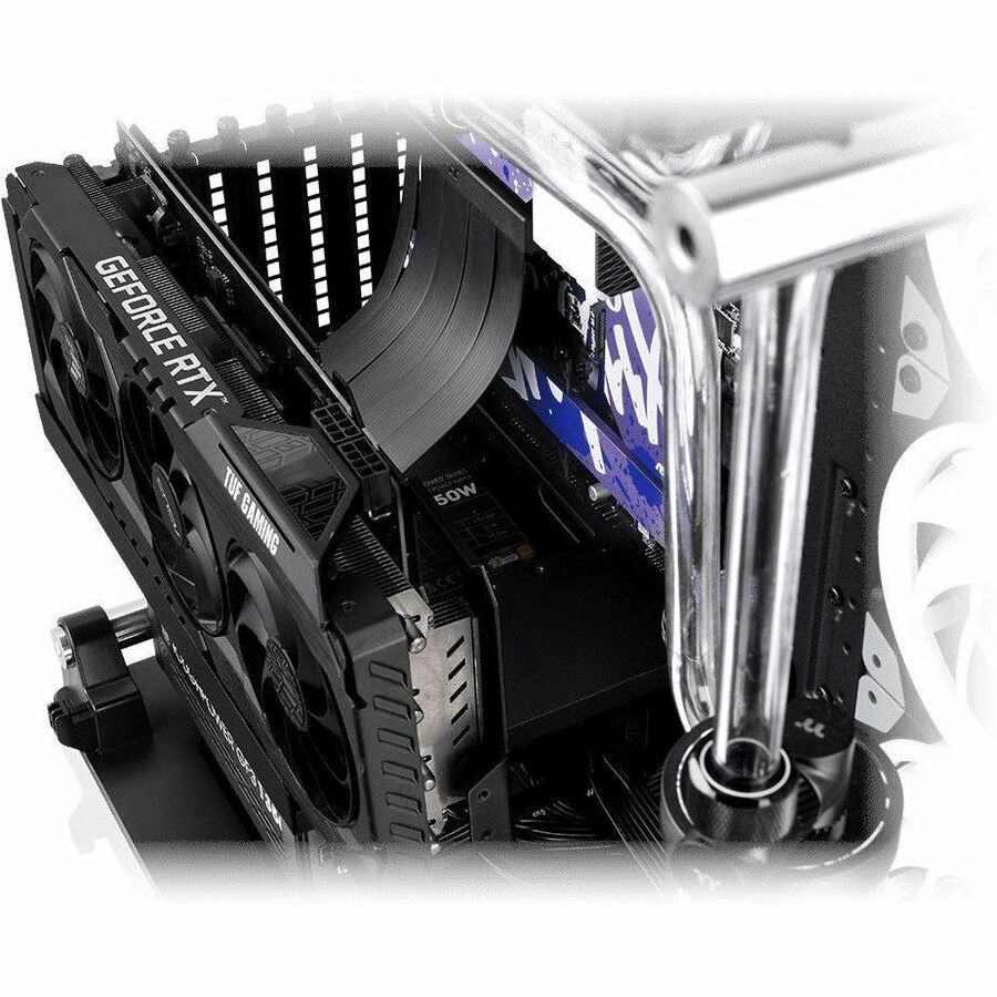 Thermaltake PCI-E 4.0 Dual 90 Degree Riser Cable 130mm AC-071-CO1OTN-C1