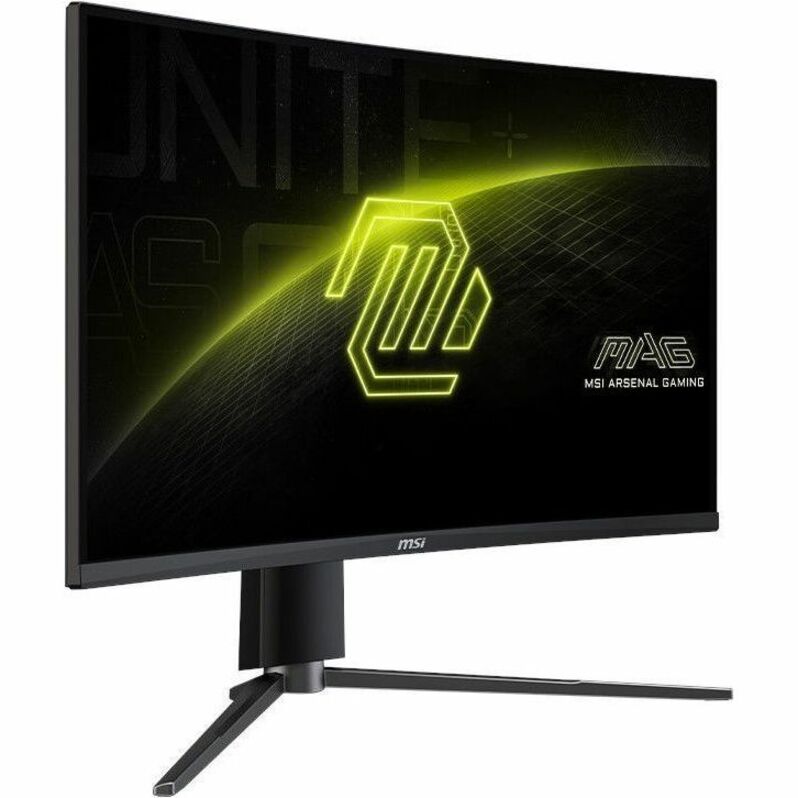 MSI MAG 27CQ6PF 27" Class WQHD Curved Screen Gaming LCD Monitor - 16:9 - Metallic Black MAG27CQ6PF