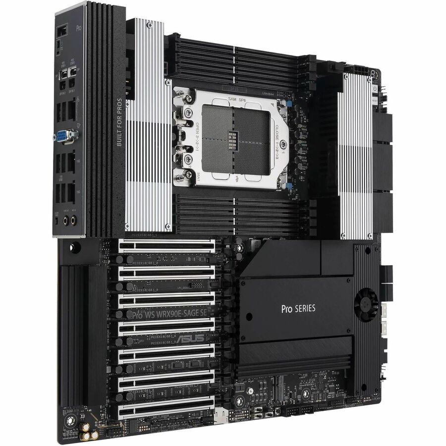 Asus WS WRX90E-SAGE SE Workstation Motherboard - AMD WRX90 Chipset - Socket sTR5 - SSI EEB Pro-WS-WRX90E-SAGE-SE