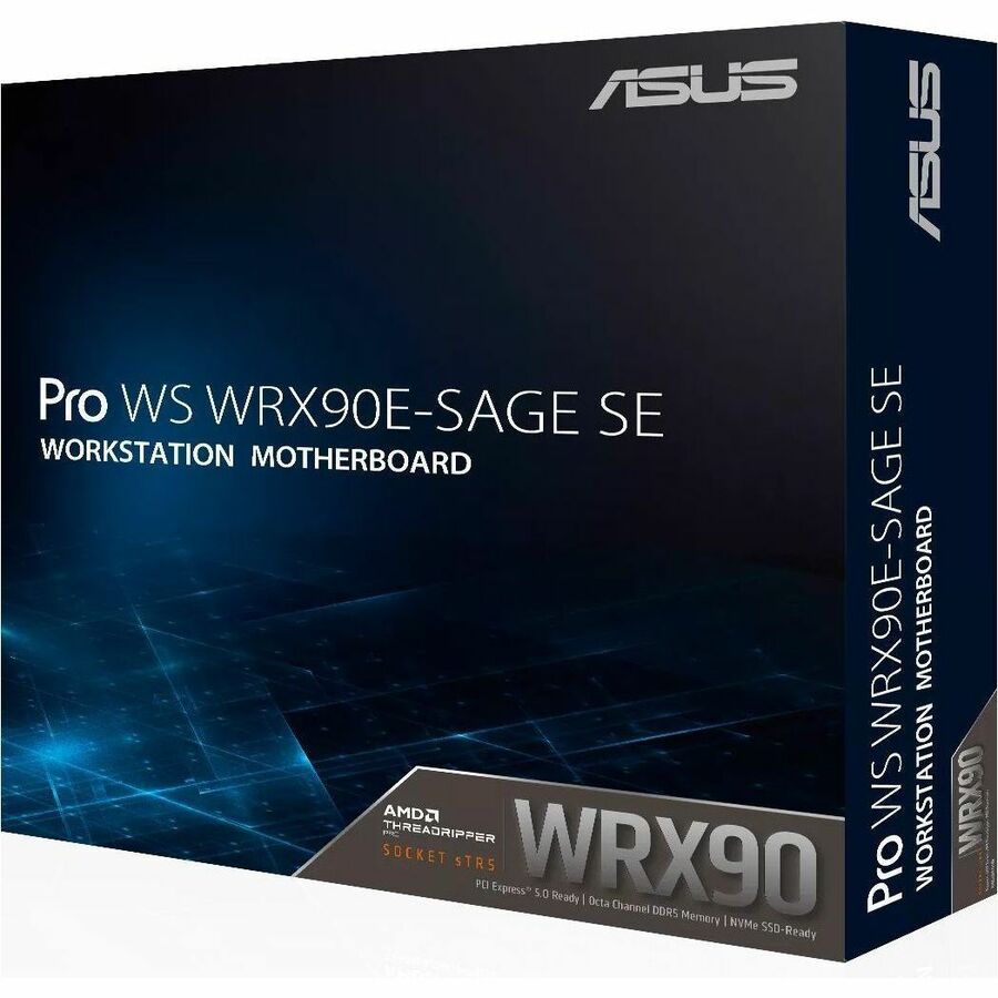 Asus WS WRX90E-SAGE SE Workstation Motherboard - AMD WRX90 Chipset - Socket sTR5 - SSI EEB Pro-WS-WRX90E-SAGE-SE