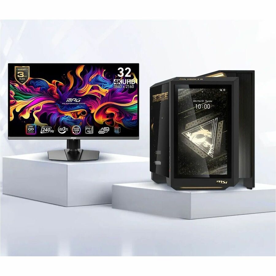 MSI MAG 322UPF 32" Class 4K UHD Gaming LCD Monitor - 16:9 - Black MAG322UPF