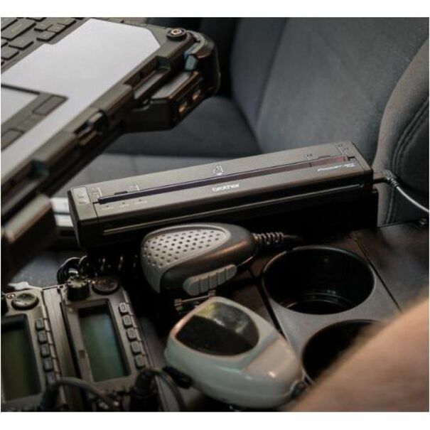 Brother PocketJet 8 Direct Thermal Printer - Portable - Plain Paper Print - USB - USB Host - Bluetooth - Wireless LAN PJ862-WK